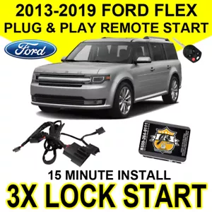2013-2019 Ford Flex Remote Start Plug & Play Easy Install DIY 3X Lock Car F01A - Picture 1 of 8