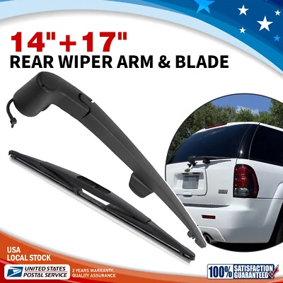 For Saab 9-7x 2006-2009 Rear Window Windshield Wiper Arm & Blade Set USA - Image 1 of 4