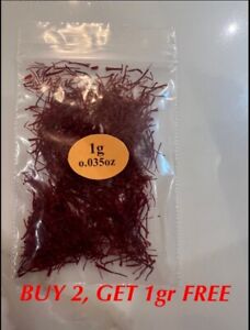 Saffron Spice Premium All Red Zafron Grade A Buy 2 Get 1 Free Refund No Happy