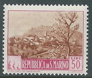 1949-50 SAN MARINO PAESAGGI 50 LIRE MNH ** - X30 - Picture 1 of 1