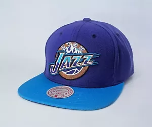 Mitchell & Ness Utah Jazz Core Basic Adjustable Snapback Hat - Picture 1 of 3