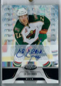 2011-12 Panini Certified Signatures Mirror Black #29 Cal Clutterbuck 1/1!
