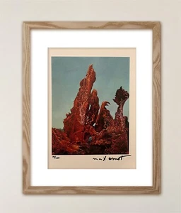 Max Ernst - Original Signed Print with COA and $3,500 Appraisal - - Picture 1 of 13