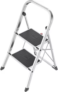 Hailo K60 StandardLine | Aluminum Folding Step | Two Large Steps with Non-Skid m - Picture 1 of 12