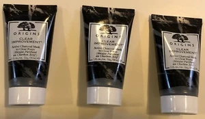 Lot of 3 Origins Clear Improvement Active Charcoal Mask to Clear Pores 1oz /30ml - Picture 1 of 2