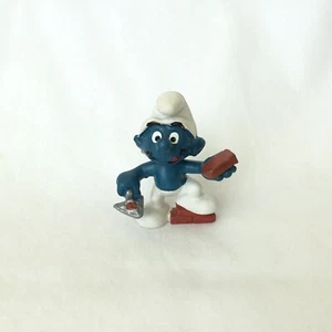 Schlümpfe Maurerschlumpf 20148 handlicher Schlumpf Vintage 1980 Figur Spielzeug Schleich - Bild 1 von 6