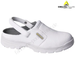 Sicherheitsclogs Kochschuhe Arbeitsschuhe Laborschuhe Stahlkappe Weiß DP MAUBEC3 - Bild 1 von 2