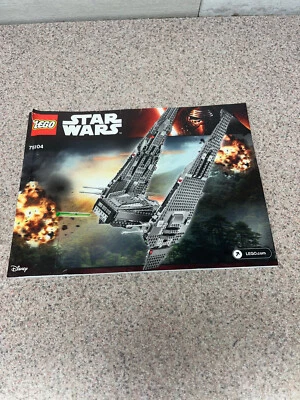 LEGO Instruction Manual ONLY         Star Wars 75104 Kylo Rens Command Shuttle - Image 1 of 4