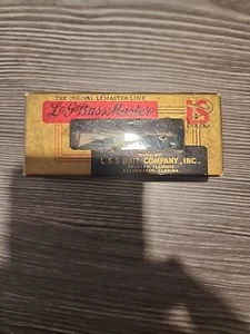 Vintage Fishing Lure Box & Insert L&S Bait Co. Medium Runner #1532 3" 1/2oz - Picture 1 of 2