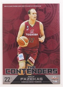 NICK FAZEKAS - 2019 B.LEAGUE Basketball Trading Holo Card 1st Half