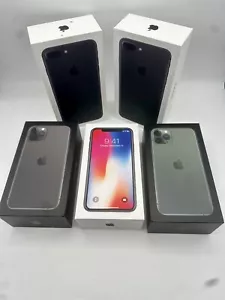 Lote de 5 cajas vacías de Apple iPhone iPhone 7 Plus iPhone X iPhone 11 Pro ¡SOLO CAJA! - Imagen 1 de 6