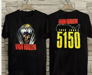 Rare Van Halen 5150 1986 Tour Concert T-Shirt, Vintage Van Halen Classic T-Shirt - Picture 1 of 6