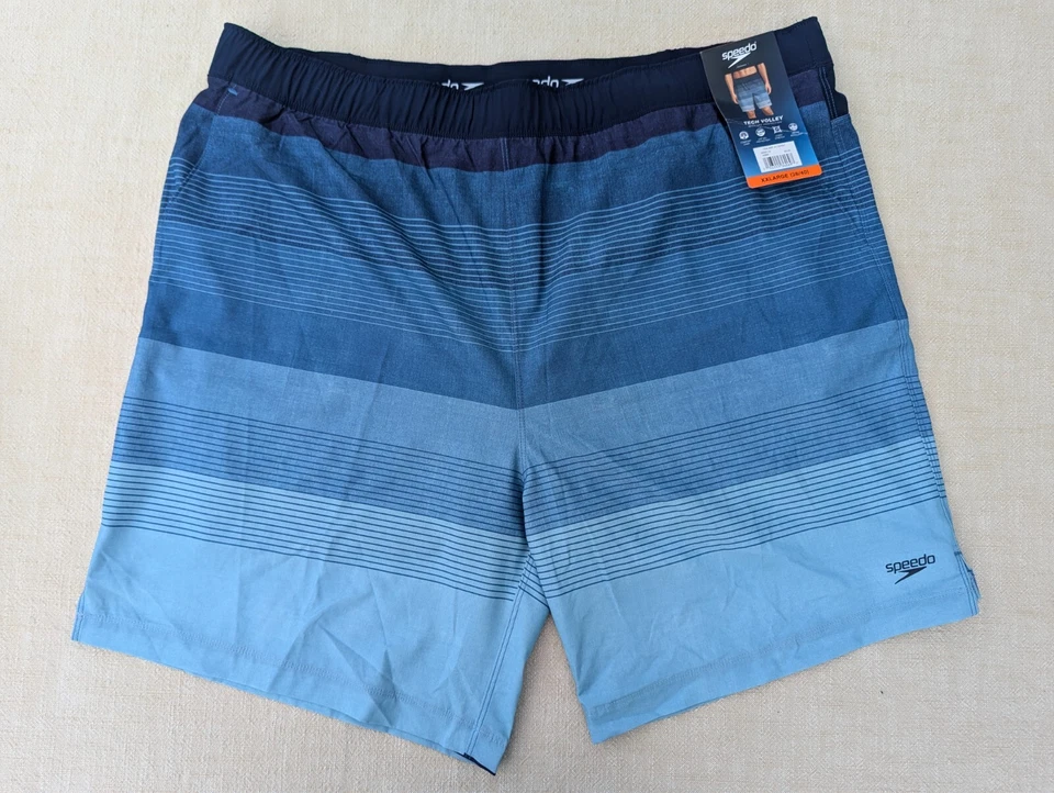 Speedo Tech Volley Swim Shorts Mens Trunks Board Stretch UPF 50 Lined 38/40 XXL - Image 1 of 1