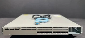 Cisco Catalyst WS-C3850-12XS-E 12-Port SFP+ Ethernet  Switch-Same Day Shipping - Picture 1 of 5