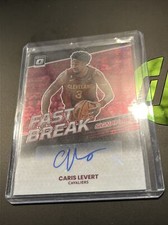 1 of 1 Caris LeVert 2022-23 Panini Mosaic Fast Break Black #67 Cavaliers 1/1🔥