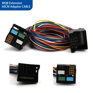 60cm 52Pin MQB Quadlock Extension Adapter Cable 12V For VW Car Radio POLO 6C 280 - Picture 1 of 7