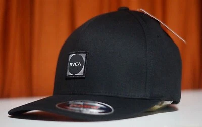 Новая мужская кепка RVCA Flexfit с изогнутыми полями облегающая средний размер RHTRVC-59 - Изображение 1 из 4