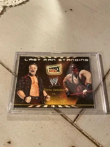 CHRIS JERICHO vs KANE  2002 Fleer WWE "GIMMICK MATCHES" Insert Card #GM9 - Picture 1 of 2