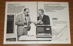 Seltene Werbung NCR 8250 Computer NRC 796-101 Computer Terminal 1980 - Picture 1 of 1
