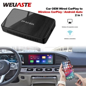 Wireless CarPlay A+C Adapter  Android Auto For Wired OEM with Mirror Link - Foto 1 di 12
