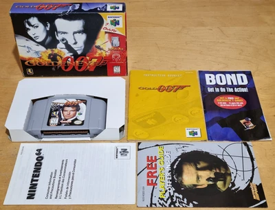 007 Goldeneye for Nintendo 64 N64 100% Complete EXC Condition NTSC U/C American - Image 1 of 4