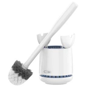 Toilet Bowl Brush and Holder, Premium Quality, with Solid Handle and Durable ... - Picture 1 of 6