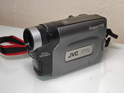 Compact VHS GR AX840U Camcorder W/Battery UNTESTED NO CHARGER - Image 1 of 4