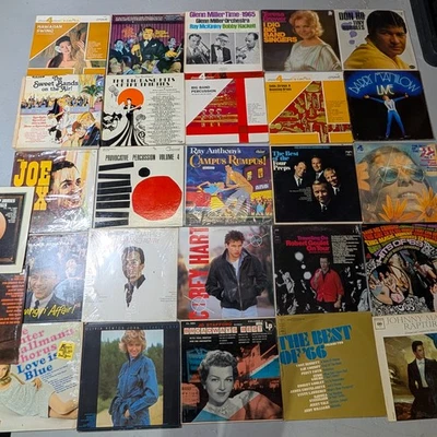 x27 LOT LP 33 RPM Records VG+ Big Band Jazz Broadway Swing Easy Listening Vtg L9 - Image 1 of 4