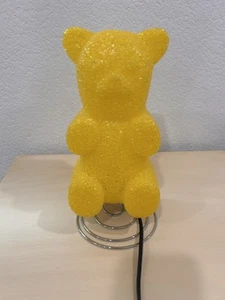 Gelbe Gummibärchen 9,1/2" Plexiglas Silikon Kunststoff Lampe Nachtleuchten Y2K - Bild 1 von 17