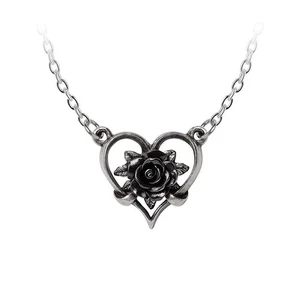 Alchemy Gothic Heart of Blackness Pendant -Brand New - Picture 1 of 1