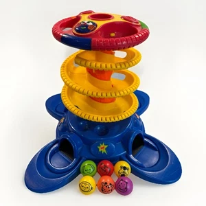 Fisher Price Ball Blast Tower Stand Up Baby Playzone Retired Musical Toddler Toy - Picture 1 of 7