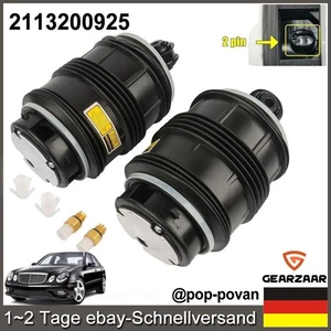 Luftfederung Luftfederbalg Für Mercedes E W211 S211 Hinten L+R 2113200925 2pin - Bild 1 von 17