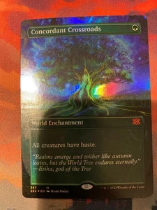 MTG Double Masters 2022 Concordant Crossroads Foil senza bordi - Foto 1 di 1