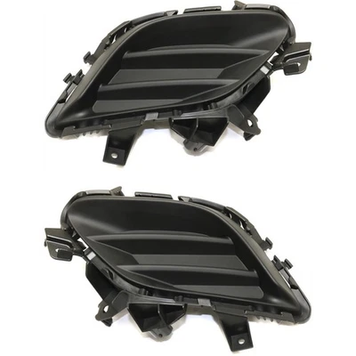 Fog Light Cover Set For 14-17 Mazda 6 Textured Black Front MA1039130 MA1038130 - Image 1 of 4