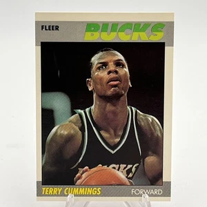 1987-88 Fleer Basketball Terry Cummings #23 Milwaukee Bucks NM - Picture 1 of 6