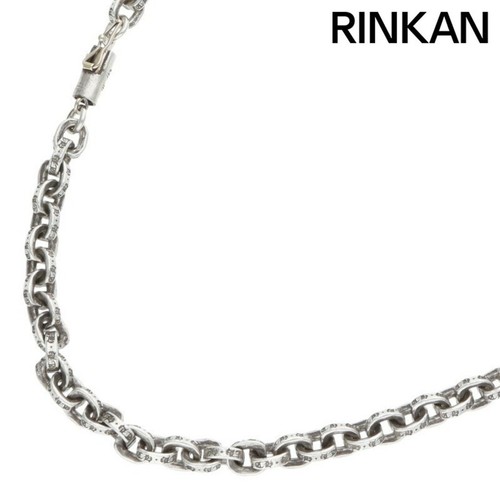 CHROME HEARTS Collana uomo argento 24 24 pollici cuori cromati CATENA CARTA usata e34d774d79c141e4a