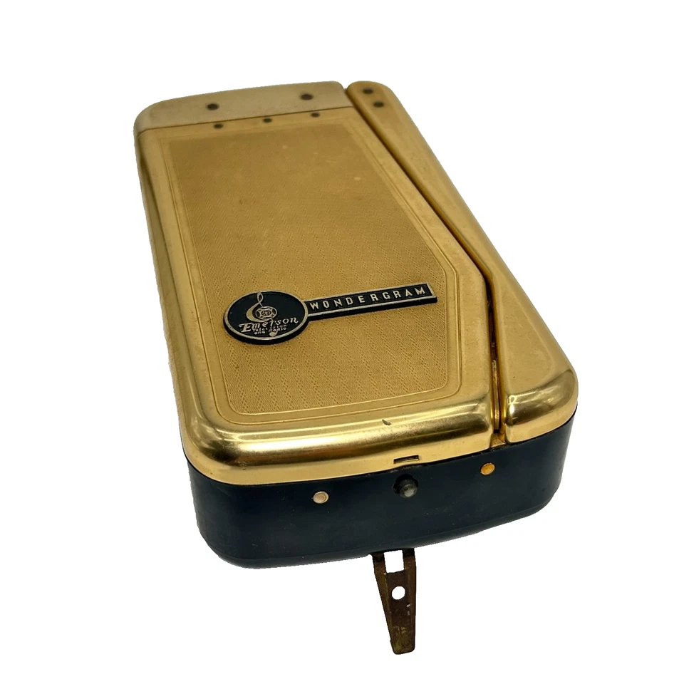 Vintage Emerson Wondergram Record Player Baird England Portable Parts Repair - Image 1 of 4