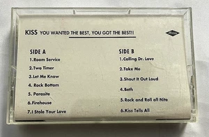 KISS "You Wanted The Best" Promo Cassette 1996 Original Mercury MECT 109 Beth - Picture 1 of 7