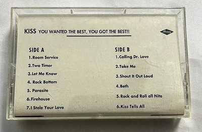 KISS "You Wanted The Best" Promo Cassette 1996 Original Mercury MECT 109 Beth - Image 1 of 4