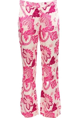 PANTALONES ETRO ROSA SATINADO PIERNA RECTA IT 42 UK 10 Foto 1 de 4