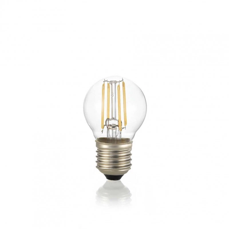 Ideal Lux E27 SFERA 4W 2700K CRI80 TRASP Mod. 271637 Confezione Kit 10 Lampadine - Immagine 1 di 1