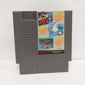 Nintendo NES Super Mario/Duck Hunt/Track Meet NES Video Game Cartridge | Tested