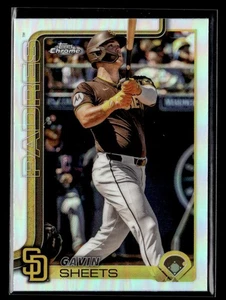 Gavin Sheets - 2025 Topps Chrome Refractor #158 San Diego Padres - Bild 1 von 2