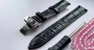 Correa de reloj Tissot + hebilla, correa/pulsera de cuero 18 mm, 20 mm, - Imagen 1 de 4