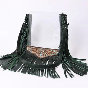AD American Darling Clear Bag Hand Tooled Genuine Leather Women Bag Western - Picture 1 of 4