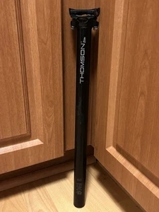 Thomson Elite SP-E113 Seatpost 27.2 x 410 mm Straight Zero 0 Setback Black Alloy - Picture 1 of 17