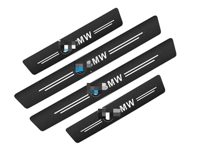 4 PIEZAS Para BMW 2025 Accesorios Coche Protector de umbral de puerta Protector contra rasguños Cubierta Borde Foto 1 de 4