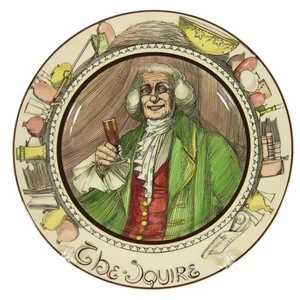 The Squire D6284 Collector Plate The Professionals Royal Doulton Series Ware - Picture 1 of 4