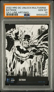 DC COMICS BATMAN: LINE ART/INKS PSA 10 SOLO TARJETA FÍSICA BAJA #A356 - Imagen 1 de 6