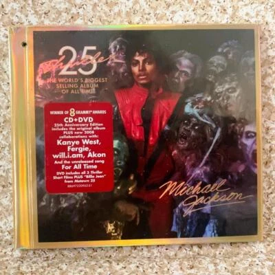 Thriller [25th Anniversary Deluxe Edition] Michael Jackson New Factory Sealed CD Foto 1 de 2